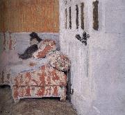 Edouard Vuillard On the sofa oil